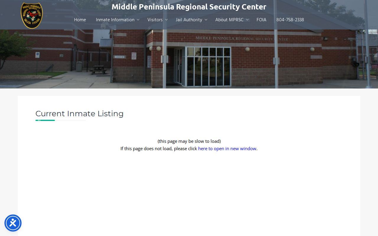 Mathews County warrant status differs from the regional facility's current inmate listing